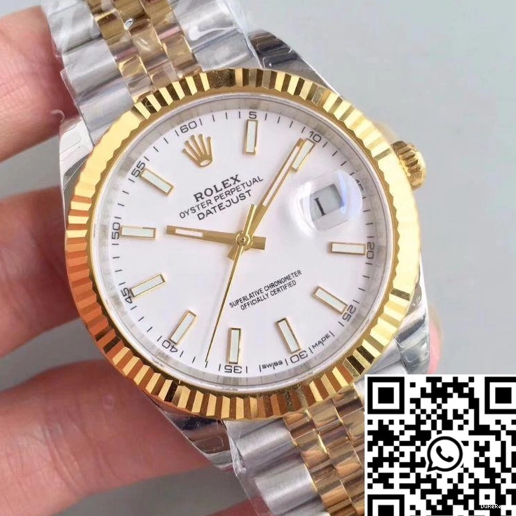 Factory EW Rolex Dial Datejust White M126333-0016 0810